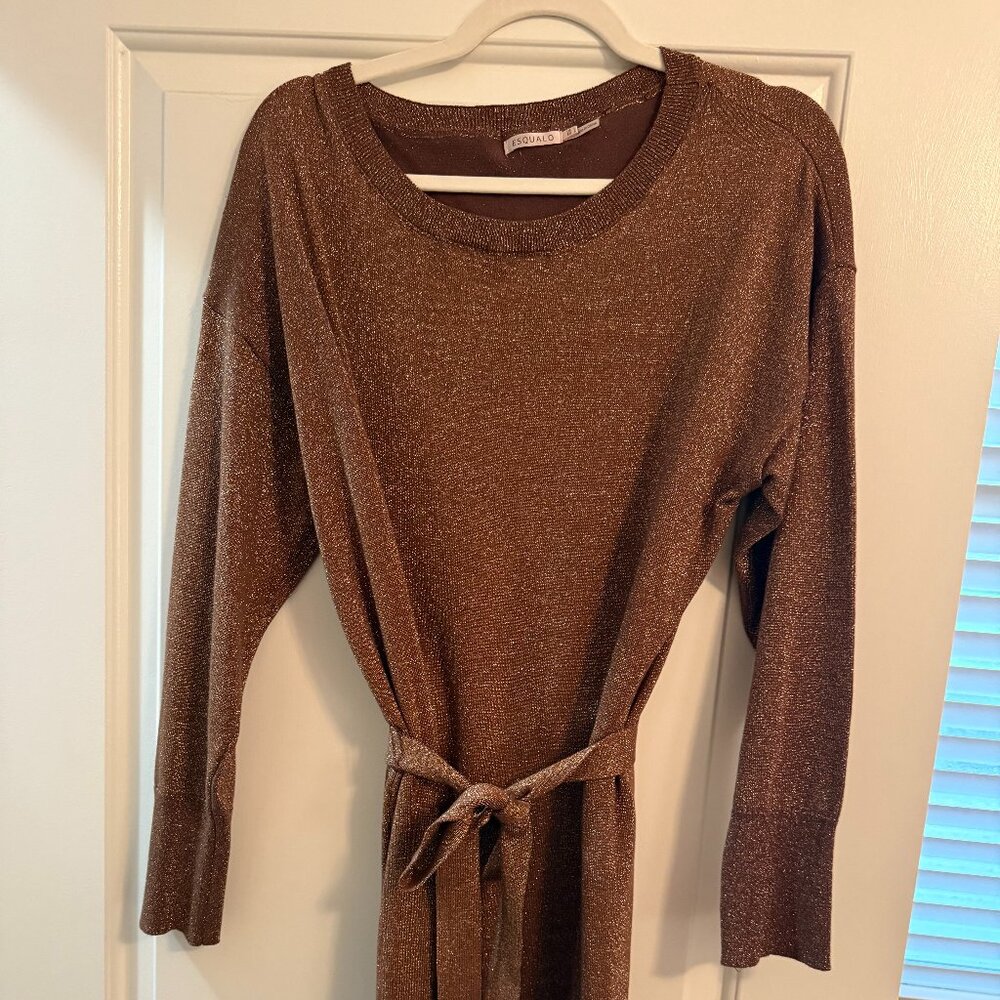 Never Worn, bronze boutique dress, size large